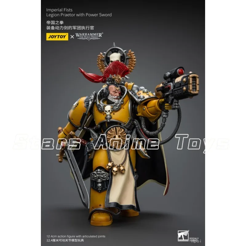 شخصية JOYTOY الأصلية 1/18 Warhammer The Horus Heresy القبضات الإمبراطورية Legion Praetor مع سيف الطاقة #4