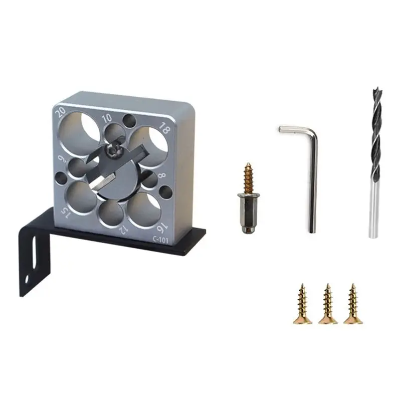 

HOT-Adjustable Dowel Maker Wooden Round Rod Planer Electric Drill Stick Dowel Wooden Rods Cutter Round Rod Auxiliary Tool