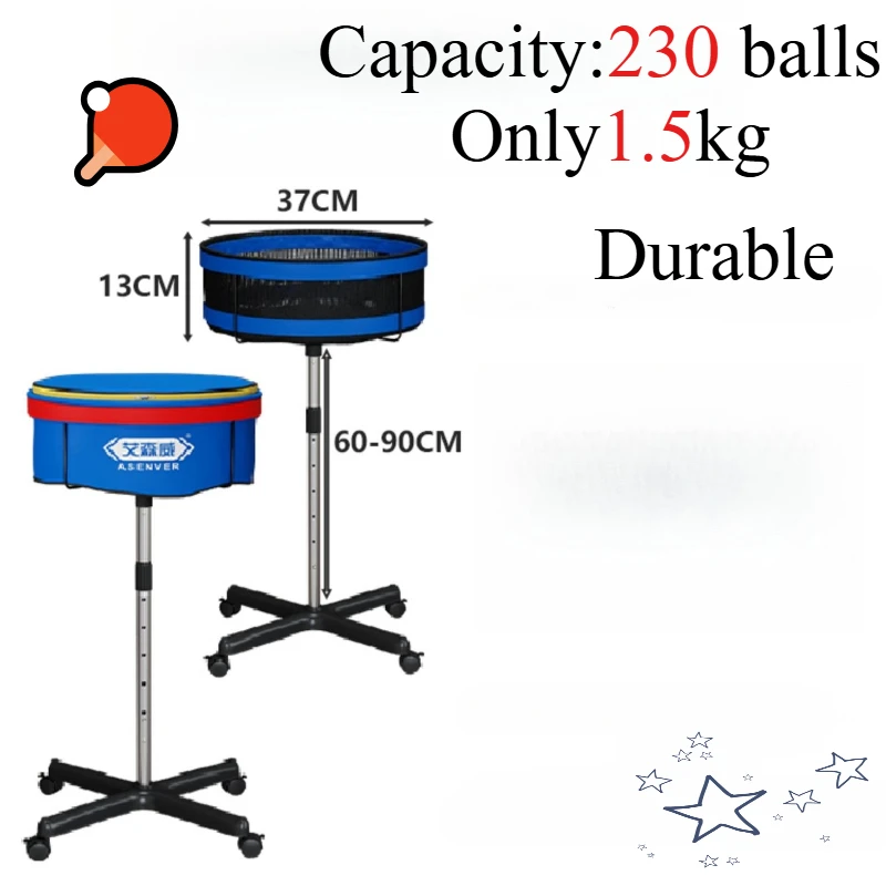 Obrázek kategorie: Kulatý kbelík na sběr míčků ping pong