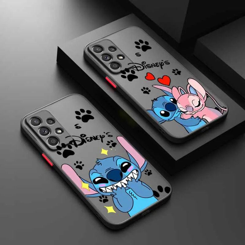 Disney Stitch Strawberry Cute For Samsung A56 A55 A54 A53 A36 A34 A33 A32 A31 A26 A25 A24 A23 A22 A2