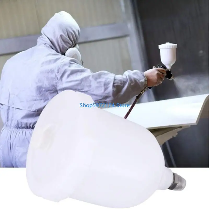 Y3NB 125/250ml Heavy Duty Sprayer Paint Pot Threaded Connector Sprayer Pot Plastic Threaded Connector Hand Tool Accessories