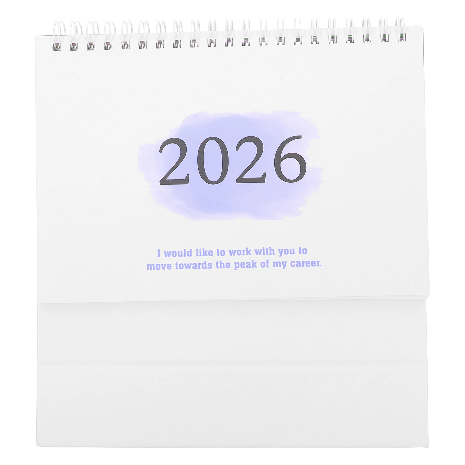 

Маленький настольный календарь на 2025-2026, откидной ежедневник, бумажный органайзер для домашнего офиса, стильный английский макет, серый