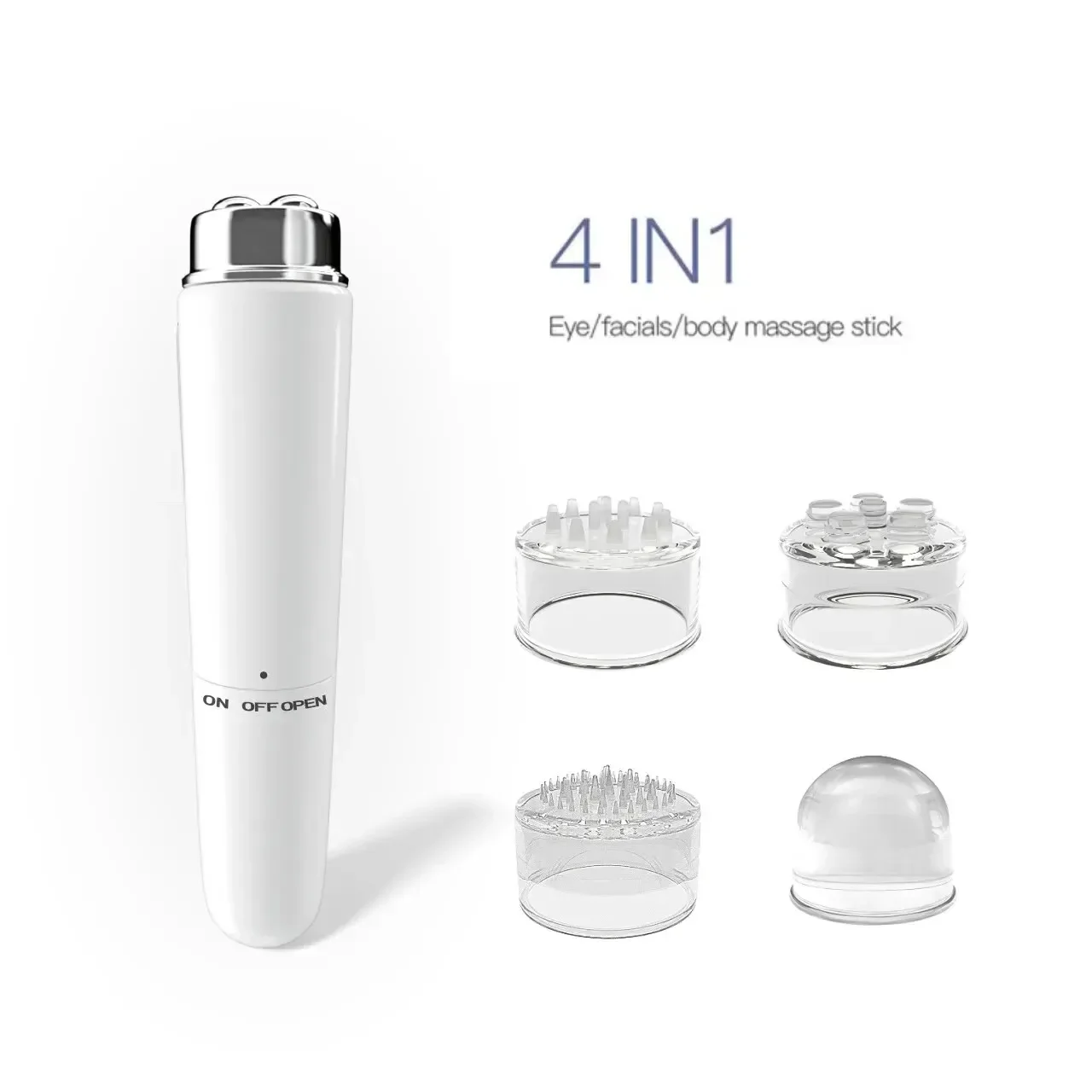 4 In 1 Electric Facial Massager Micro Vibration Eye Beauty Instrument For Relax Eye Dark Circles Eye Bags Puffiness Eye Massage