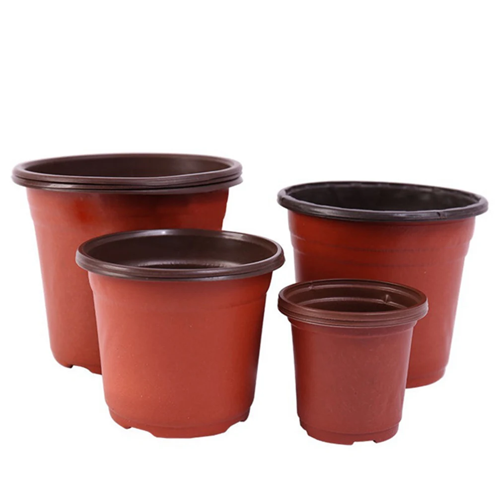 Double Color Plant Seedling Pot Home Garden Ornaments Plant Pots Balcony for Living Room Porch Balcony