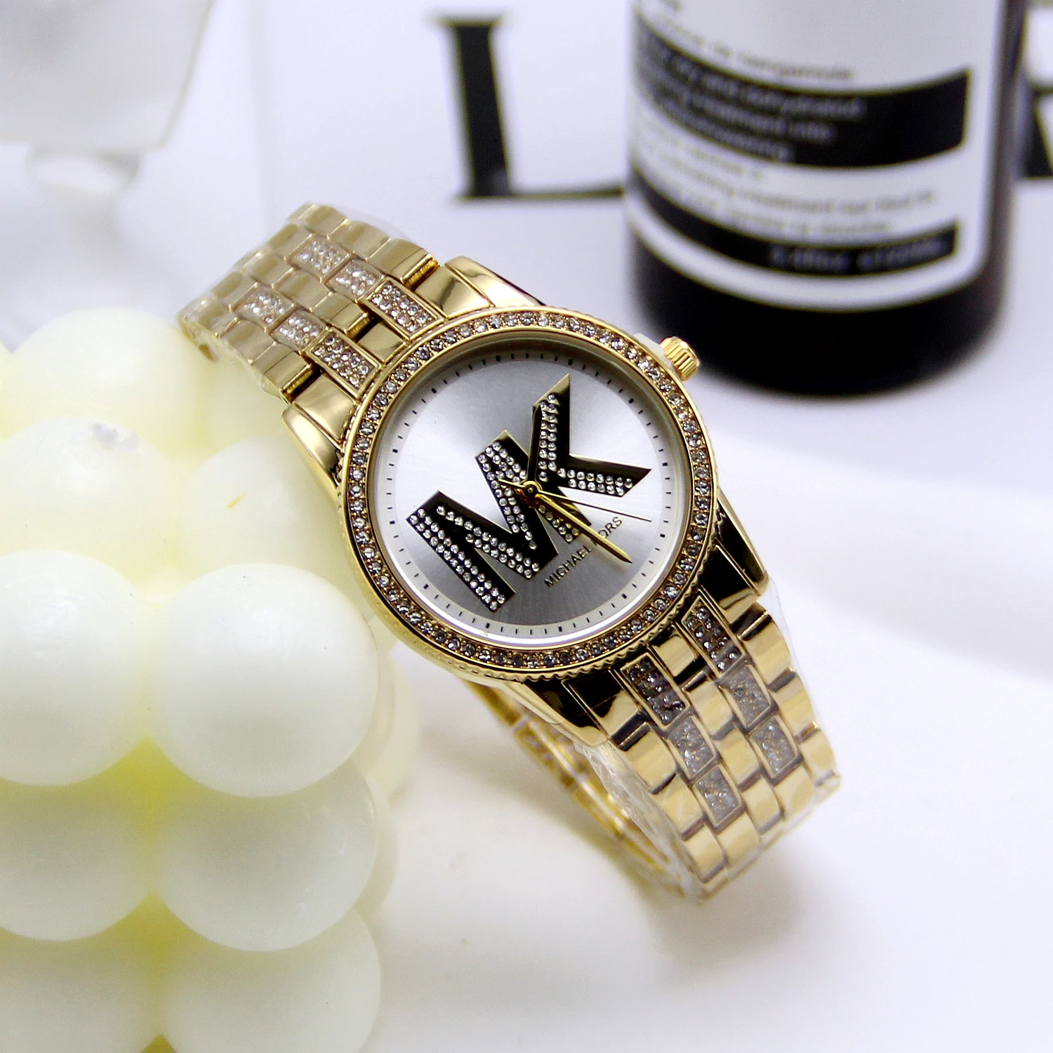 Brand New High-Quality Michael Kors Women's Stainless Steel Analog Watch Bag MK
