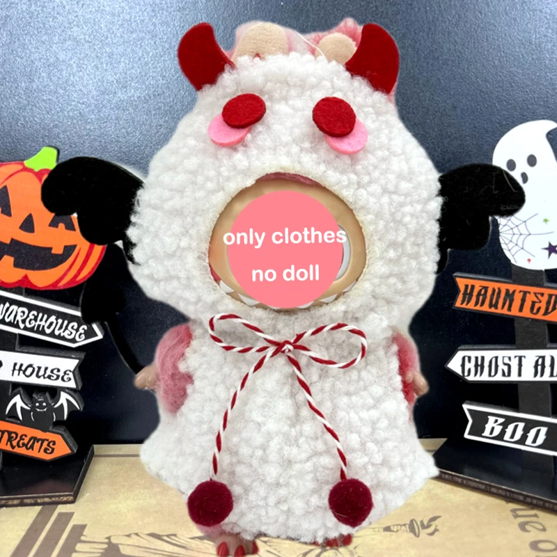 ملابس دمى لابو أزياء الهالوين الزي V1 V2 V3 17 سنتيمتر دمى الجلوس اكسسوارات ملابس الاطفال هدية سترة قبعة مجموعة الحقائب #6