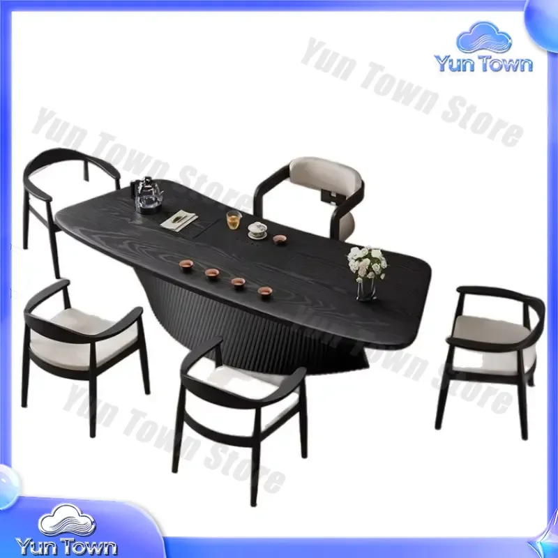 Italian Light Luxury Minimalist Desk for Boss Office Table Combination for Large Apartment High End Home Study Workstation