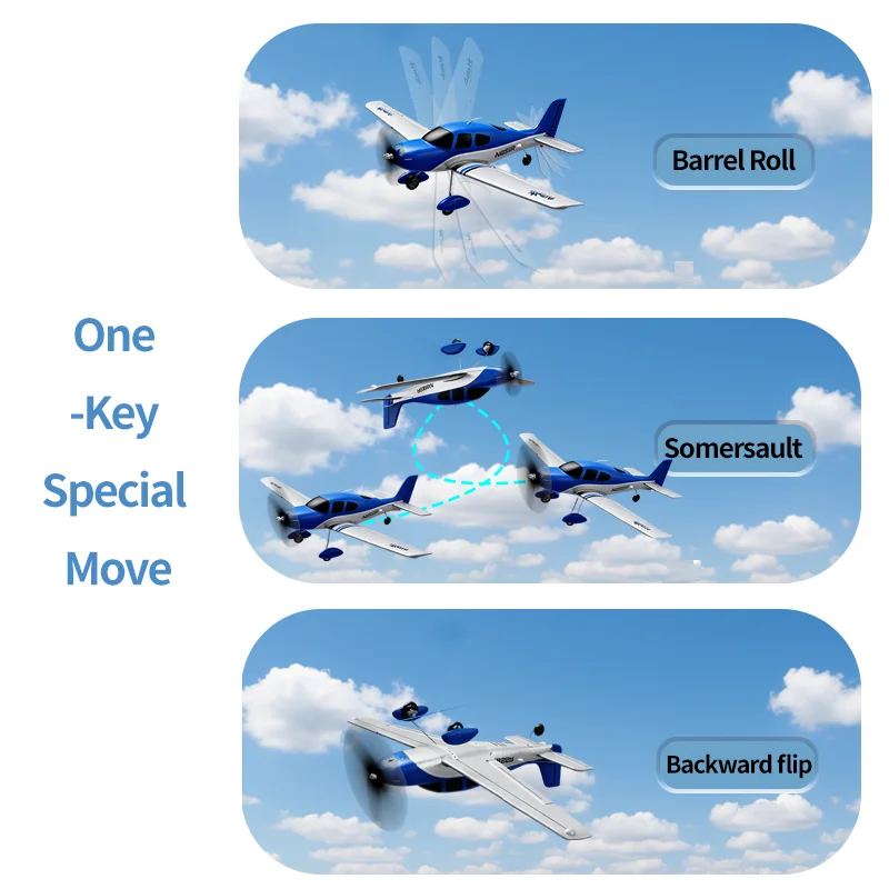QIDI-580 4 Kanal Fernbedienung Flugzeug SR22 Simulation Flugzeug 1504 Bürstenlosen Motor Fernbedienung Spielzeug Für Kinder Geschenke