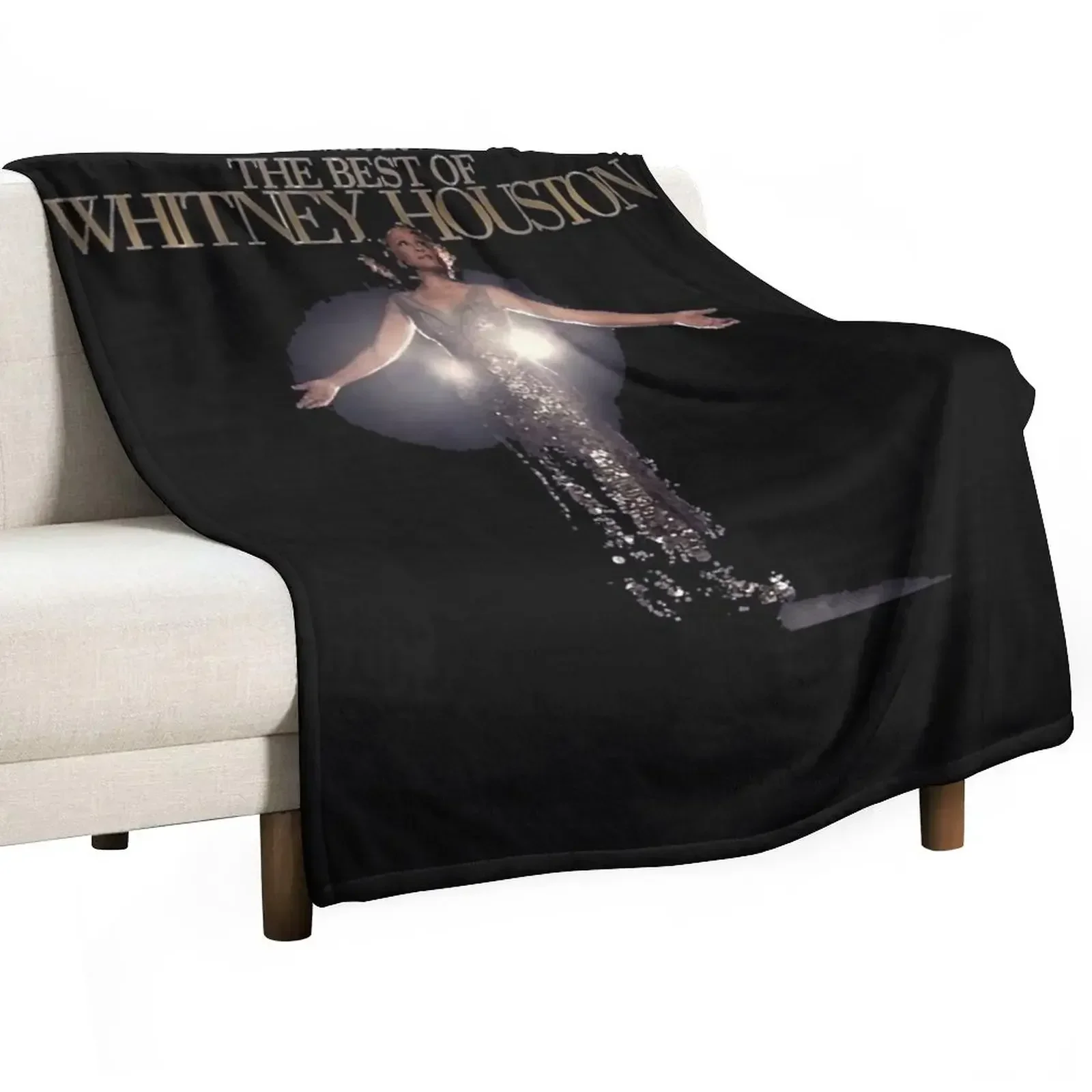 whitney houston whitney Classic Essential T- Throw Blanket Plush Fuzzy Cozy Blanket for Couch Sofa