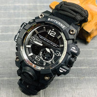 SHIYUNME G Style Military Sports Digital Watches Compass Outdoor Survival Multi-function Waterproof Mens Watch Relogio Masculino