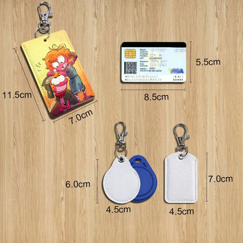 Anne Boonchuy Plantars Amphibia Keychain Holder Suitable For Subway Bank Card Bus Card Case Badge Holder Wallet Card Textured