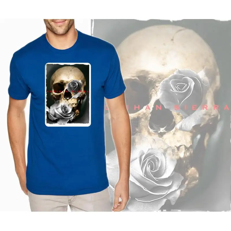 جديد جمعية الفن سييرا الجمجمة روز الملكي الأزرق تي شيرت صغير 4XLARGE محدود #1