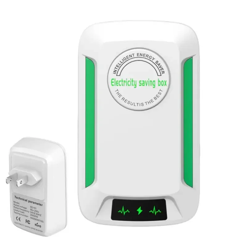 US/UK/EU Energy Saving Plugs Professional Power Saver Energy Saver Save Electricity Saving Box Stable Voltage Regulator ﻿