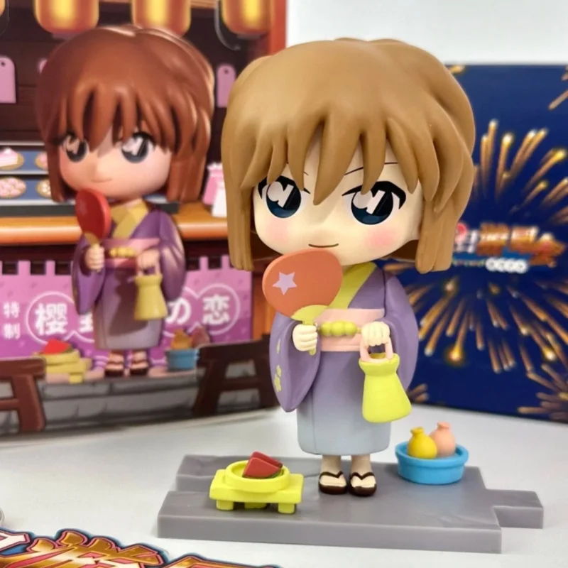 Подлинная глухая коробка детектива Конан, серия для летних садовых вечеринок, загадочная коробка Конан Эдогава Траурран Джимми Кудо, фигурка, модель, подарки