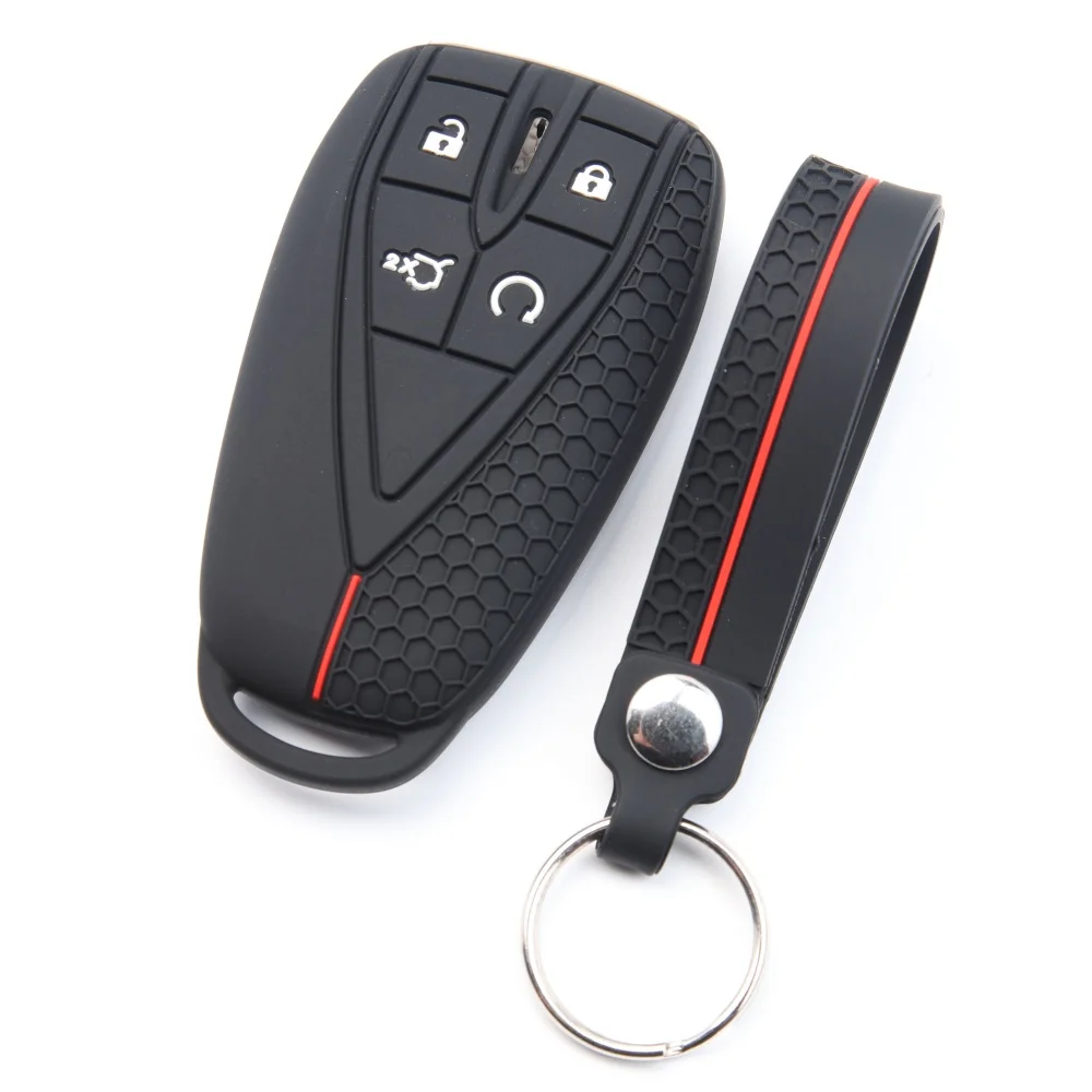 For Changan CS35 Plus CS55 PLUS CS75 PLUS Eado UNI-T UNI K Oushang X5 X7 EV Rubber Silicone Car Remote Case KeyChain Key Cover