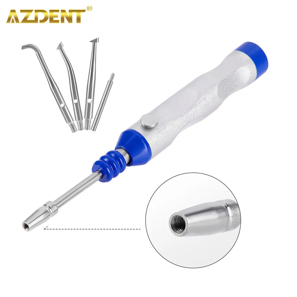 AZDENT Dental Automatic Teeth Crown Remover Adjustable 4 Shifts Manual Crown Remover Stainless Steel Teeth Restoration Tool Lab