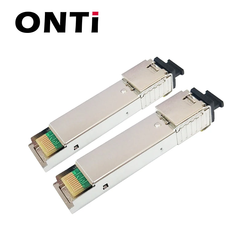 10G BIDI 10/20/40/60KM SFP Module SM SC 1270/1330nm Single Mode Single Fiber Optic Module Compatible with Cisco...Etc Switch
