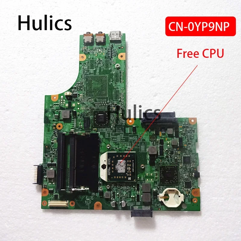 Hulics Used CN-0YP9NP YP9NP 0YP9NP For Dell Inspiron 15R M5010 Motherboard 48.4HH06.011 Laptop  Free CPU