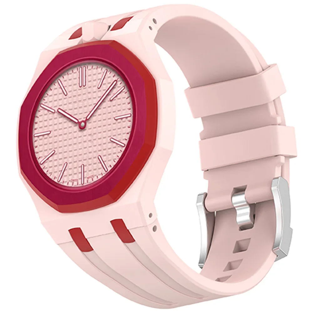 Original weiches Silikonarmband + PC-Gehäuse für Swatch X Ap Royal Pop Swatch Taschenuhr. Trendiges integriertes Armband für Royal Pop Band – Detail 26