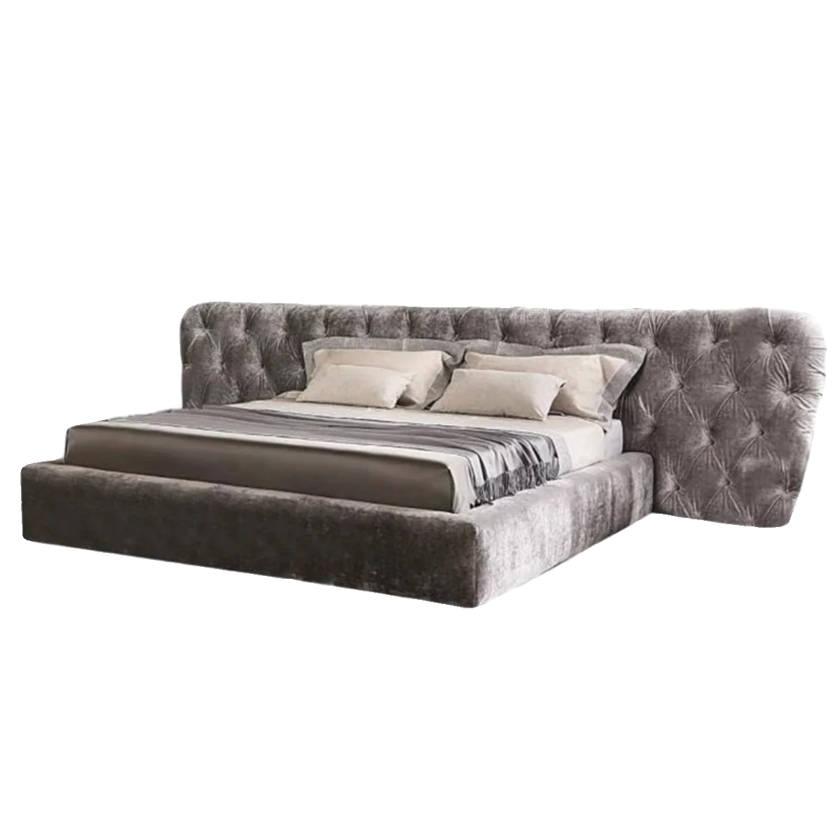 

@#Italian Design Bed Double Bed Wholesale Hotel Bedroom Furniture Set Luxury king Size Fabric Luxurious Up-holstered Beds