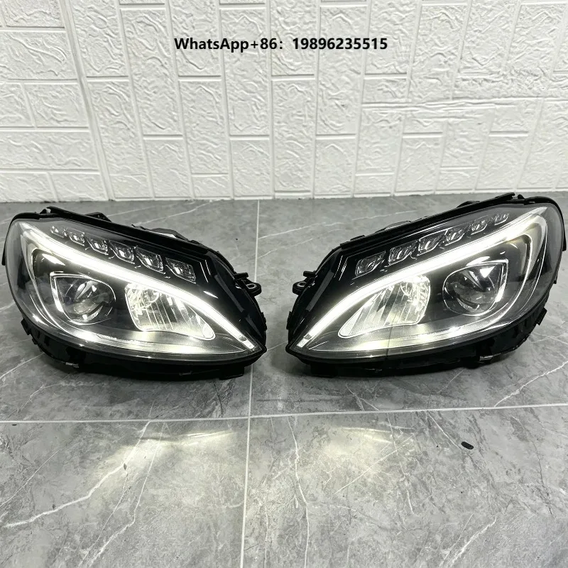 OE A2059062504 for C-Class W205 C220 C260 C300 LED Headlights 2015 2016 2017 2018 Original W205 C220 C300 Parts