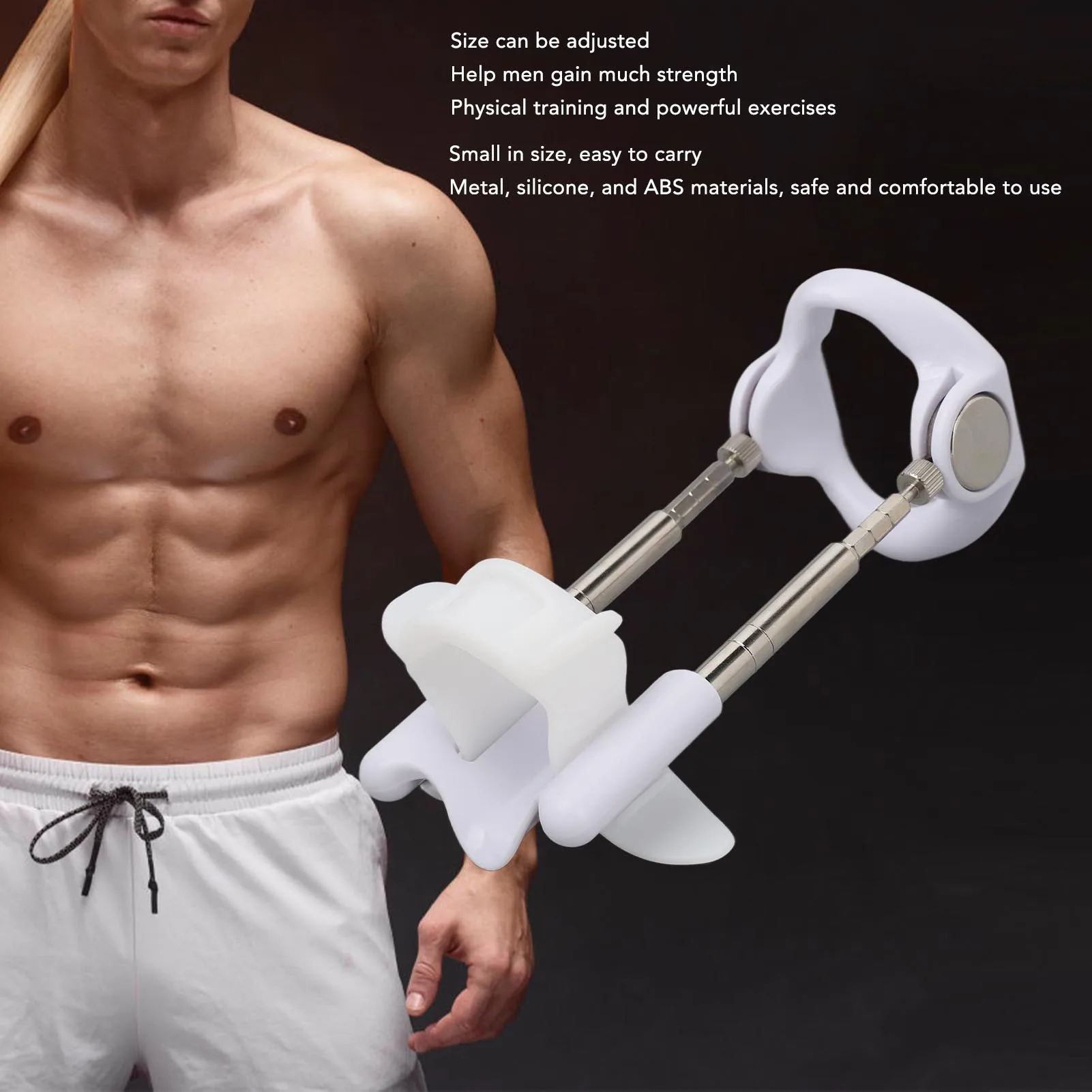 Penis Traction Device Strength Training Wearable Adjust Size Bracket Stretcher Tools For Men Men Penis Stretcher Bracket