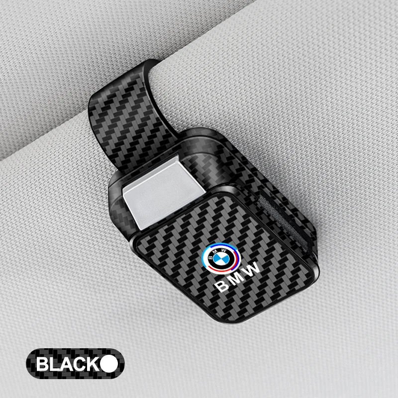 

Car Sunglasses Holder Glasses Ticket Card Storage Clip For 50th Performance M3 M5 Power E70 F11 G20 F25 E30 F31 E83 F20 Logo