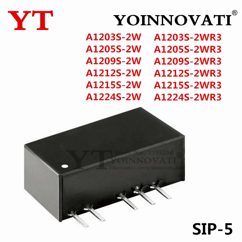 2PCS A1203S-2W A1205S-2W A1209S-2W A1212S-2W A1215S-2W A1224S-2W 2WR3