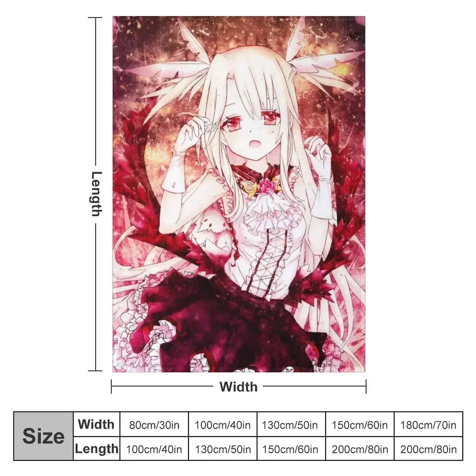 Illyasviel von Einzbern Fate Stay Night Throw Blanket Loose Luxury St For Sofa Thin Blankets