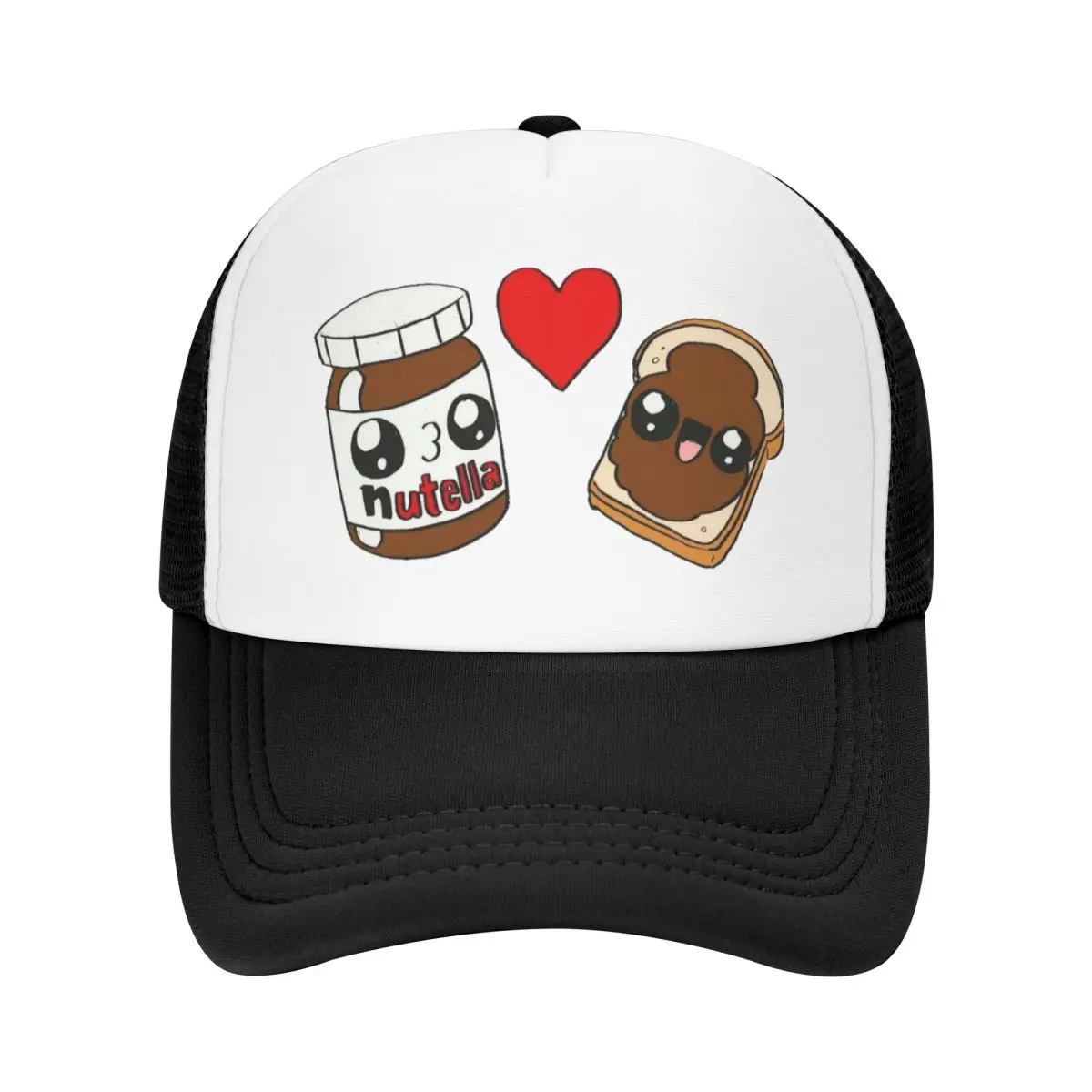 

Custom Nutellas Chocolate Baseball Cap Men Women Adjustable Trucker Hat Outdoor Snapback Caps