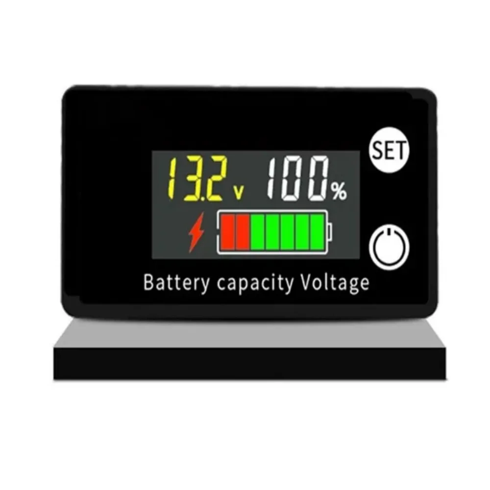 6133A DC 8V-100V Batteriekapazitätsanzeige Blei-Säure-Lithium LiFePO4 Auto Motorrad Voltmeter Spannungsmesser 12V 24V 48V 72V