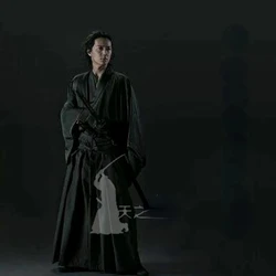Japanese Traditional Martial Art Samurai Uniform Black Kendo Iaido Aikidogi Keikogi Kendogi Top Pants Hakama Belt Dogi Keikoi