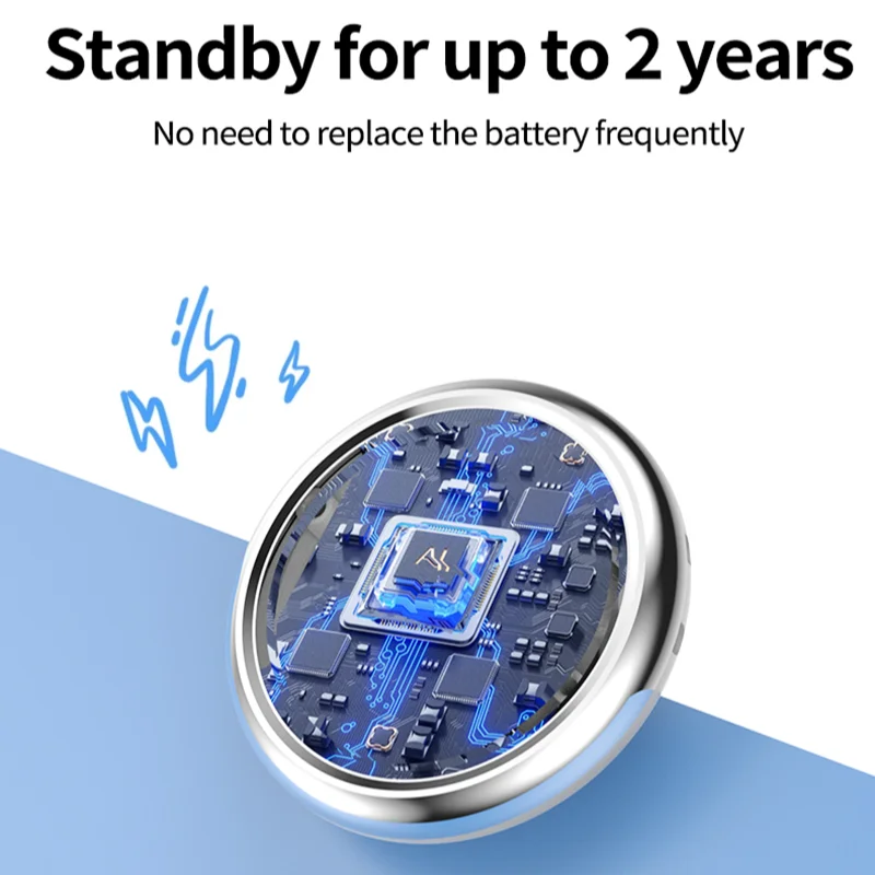 Novo rastreador gps para animais de estimação, idosos, crianças, dispositivo de prevenção de perda de chave, carteira, carro, bluetooth, galvanoplastia, rastreador para apple encontrar meu