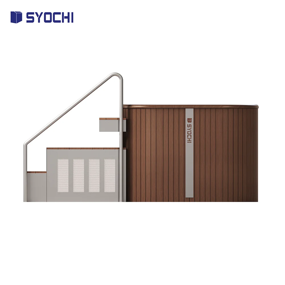 Syochi All in One Stainless Steel  Cold Plunge Tub With Chiller Filter Heater Ice Bath Chiller