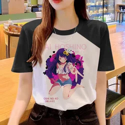 Oshi No Ko tshirt women anime top girl graphic clothes