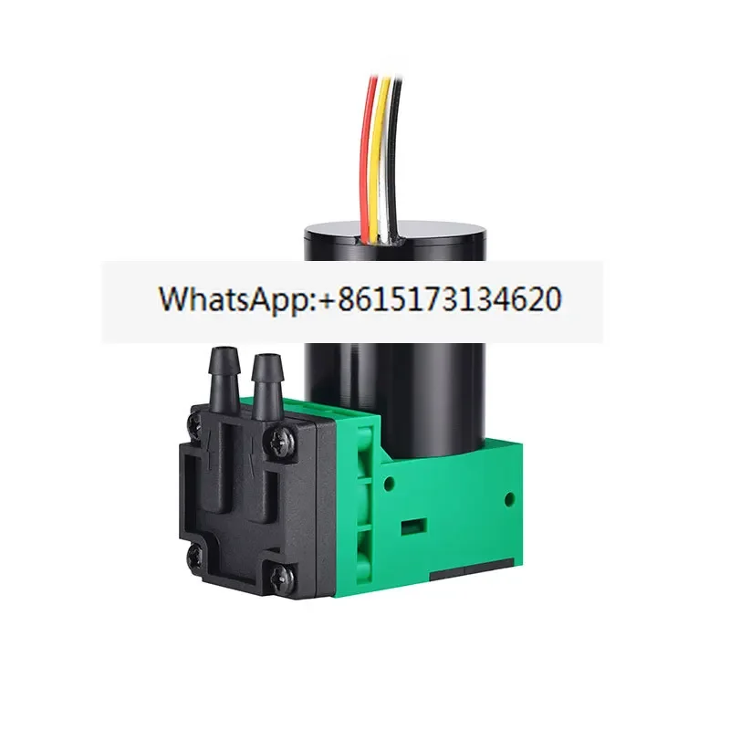 Micro vacuum pump 24V gas analysis sampling brushless diaphragm pump negative pressure pump small air extraction electric