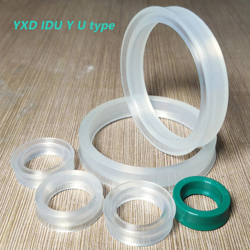 

YXD/IDU/Y/U Type Sealing Ring Gasket For Hole Polyurethane Hydraulic Cylinder Oil Sealing Ring Thickness 8/10/14/18mm 1 Pcs