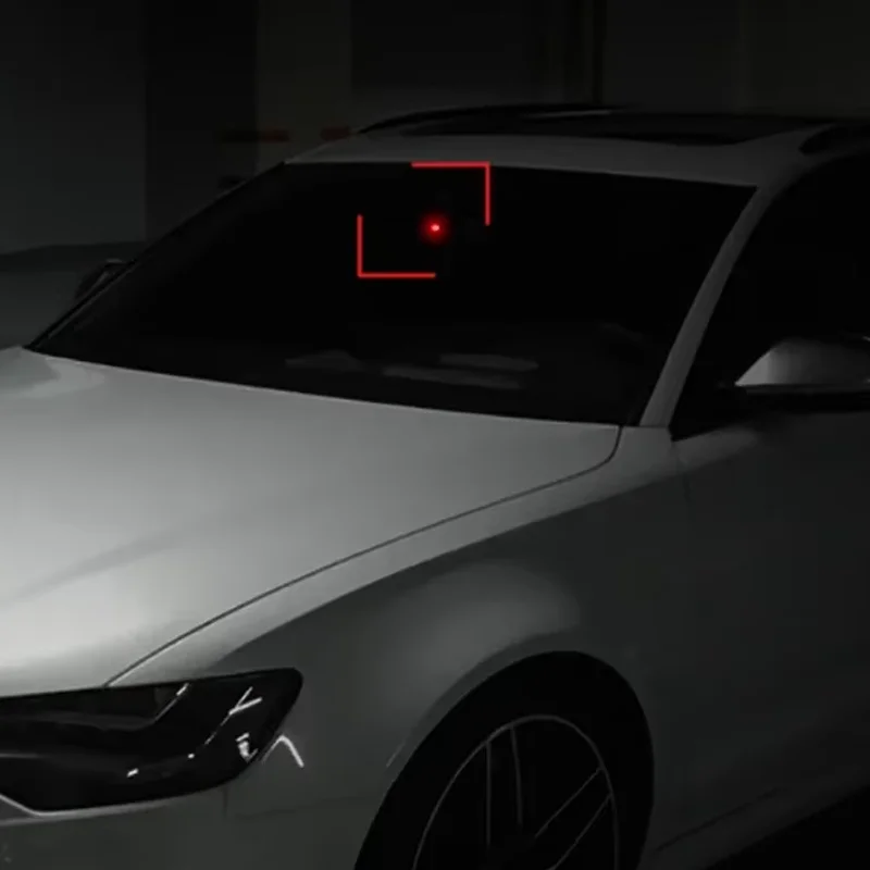 2Pcs LED Solar Powered Fake Security Light Simulated Dummy Alarm Car Wireless Warning Anti-Theft Caution Lamp Flashing Imitation