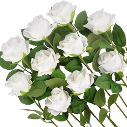 5 stks Kunstbloemen Zijde Roos Lange Tak Boeket voor Bruiloft Woondecoratie Nep Planten DIY Krans Levert Accessoires
