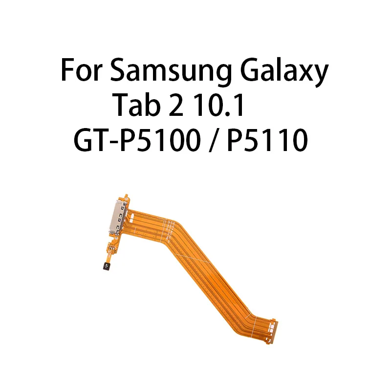 USB Charge Port Jack Dock Connector Charging Board Flex Cable For Samsung Galaxy Tab 2 10.1 P5100 P5110