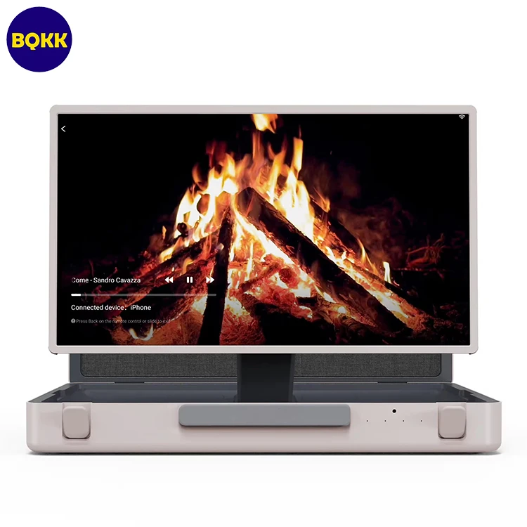 

27 Inch Briefcase Monitor Touch Screen Suitcase Tablet Outdoor 8G+128GB Smart TV Game Video Player for Travel Camping Laptop