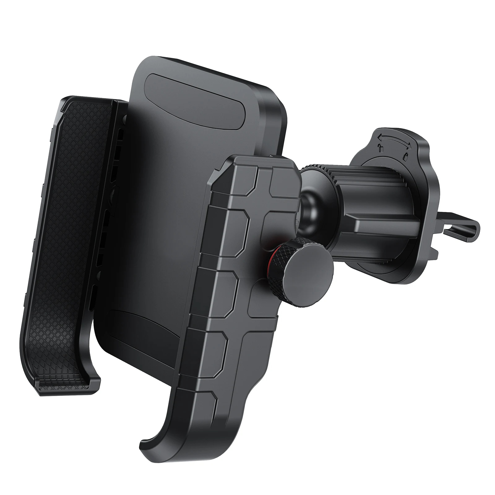 

2024 Wider Clamp & Metal Hook Car Phone Holder Vent [Thick Cases Friendly] Phone Holders for Your Car Mount Automobile Hands