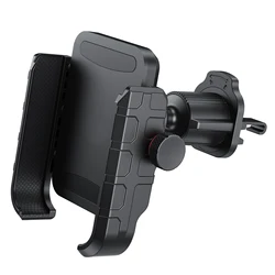 2024 Wider Clamp & Metal Hook Car Phone Holder Vent [Thick Cases Friendly] Phone Holders for Your Car Mount Automobile Hands