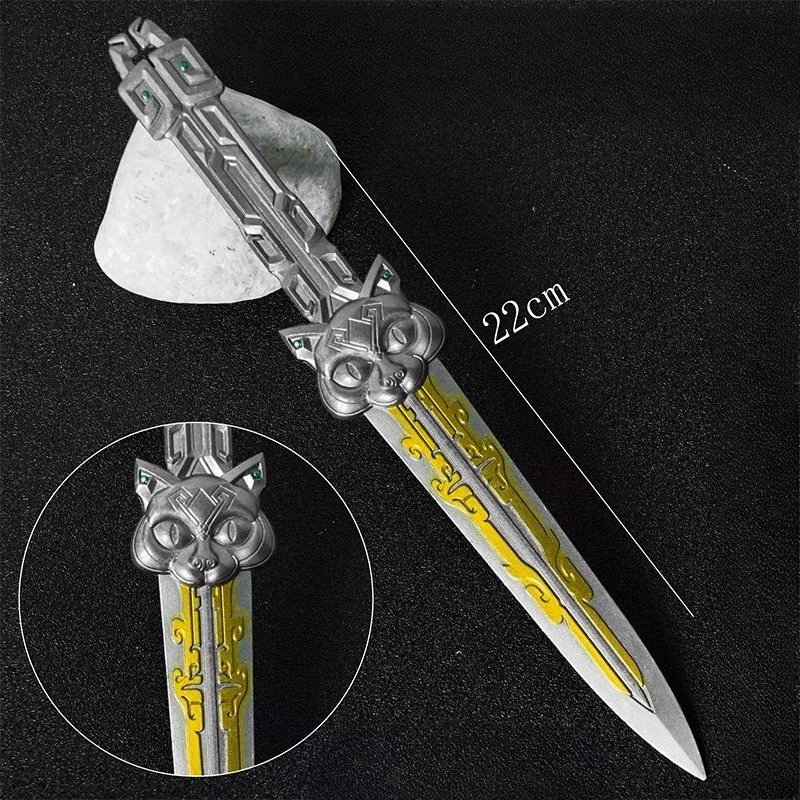 22cm/8.66in delta force tinta nuvem atlas garra brinquedo voador faca modelo de metal ornamento coleção desktop exibição presente aniversário prop