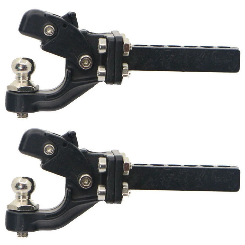 

2X Hitch Trailer Hook For 1:10 Scx10 90046 90047 Traxxas Trx4 Rc Crawler Car