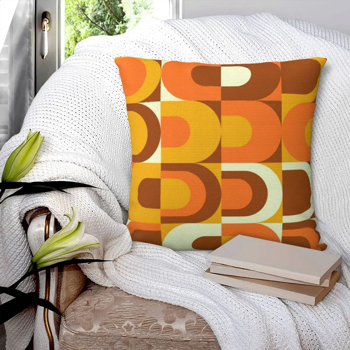 70s Retro Industry Pillowcase Pillows Cover Cushion Comfort Throw Pillow Sofa Decorative Cushions Used for Home Bedroom Sofa