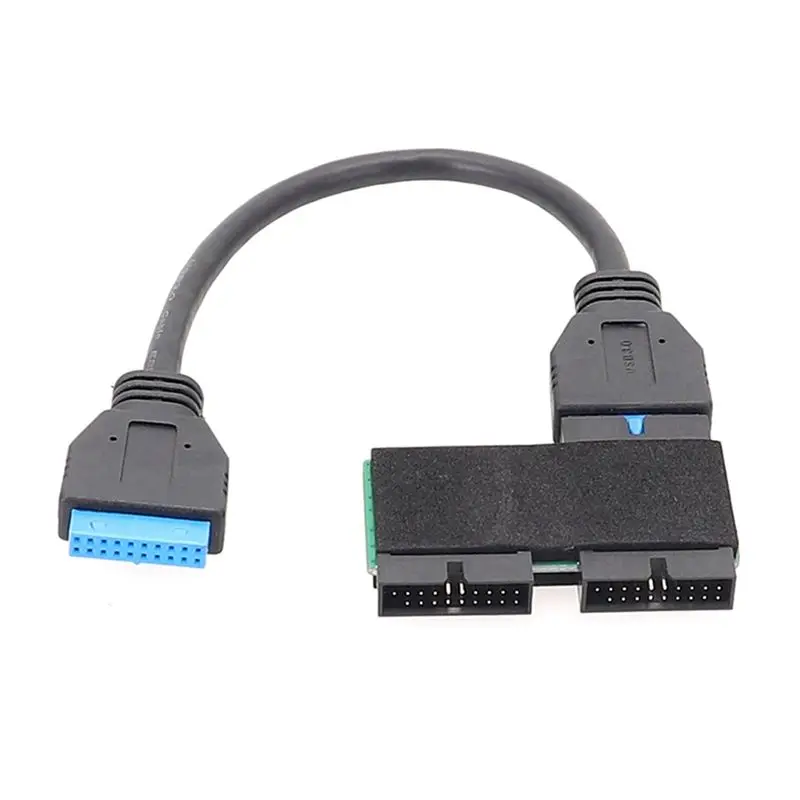 AED6-USB 3.0 19Pin HUB With Chip Modular Cable Design Motherboard Data Extension Cable