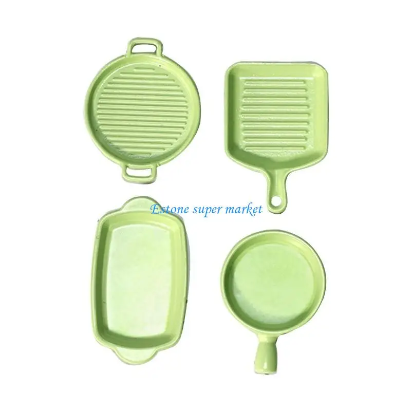 Poêle cuisine Miniature 090B 1/6 1/12, ustensiles cuisine, jouet interactif, fourniture d'activités pour enfants