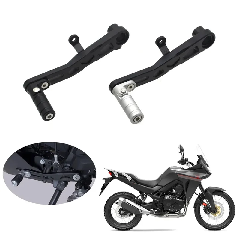 

Motorcycle Folding Adjustable Gear Shifter Shift Pedal Lever Fit For Honda XL750 Transalp XL 750 2023-(Black) Parts