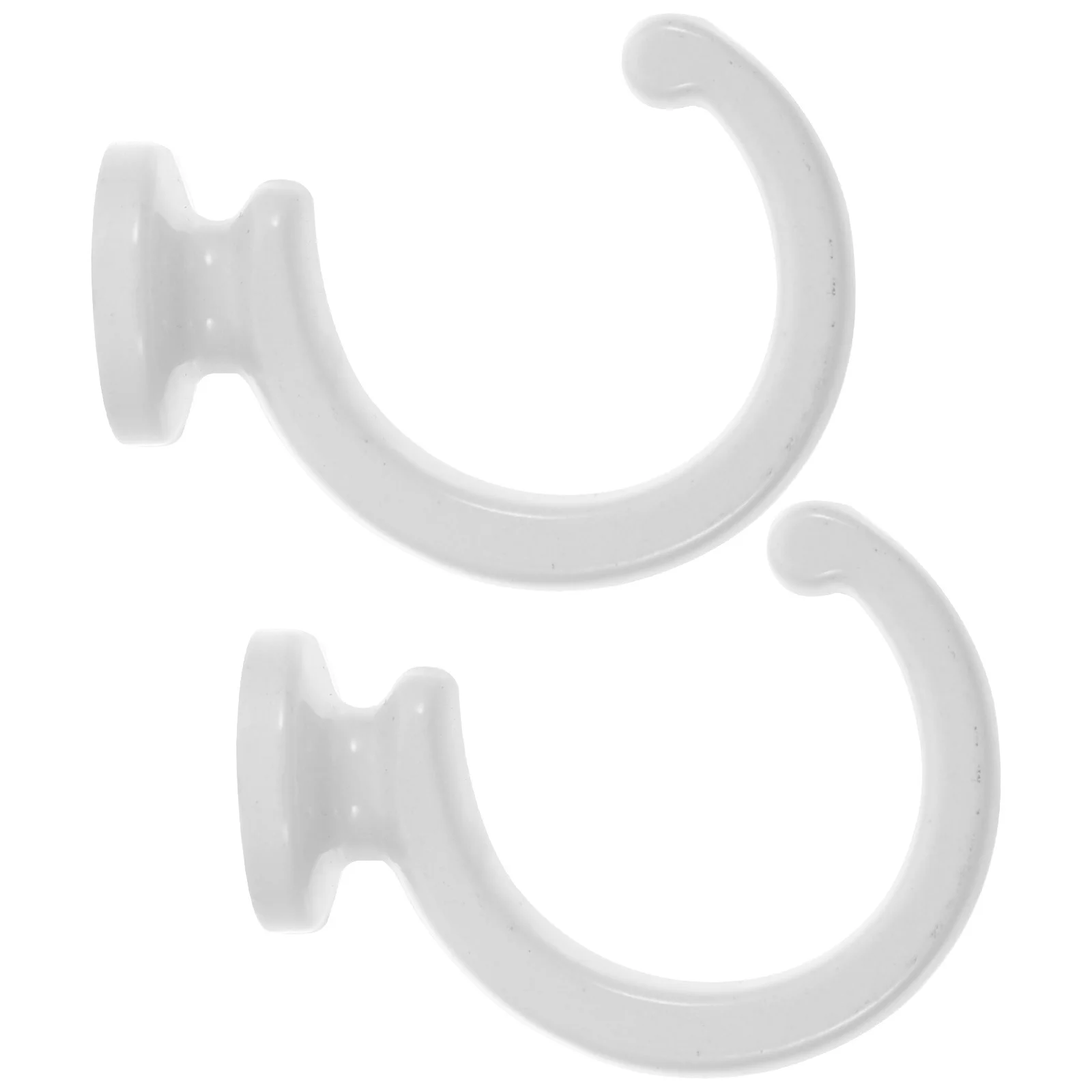 1 Set Zinc Alloy Wall Hooks Solid Color Multi-Purpose Curtain Tieback For Towels Bags Keys Indoor Decoration Drapery Holdbacks